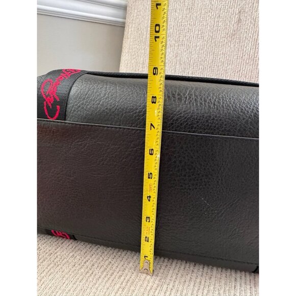 NWT ED HARDY LOVE KILLS SLOWLY WEEKENDER OVERNIGHT/TRAVEL TOTE SKULL FLOWERS - Picture 11 of 13